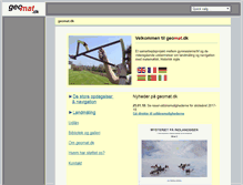 Tablet Screenshot of geomat.dk